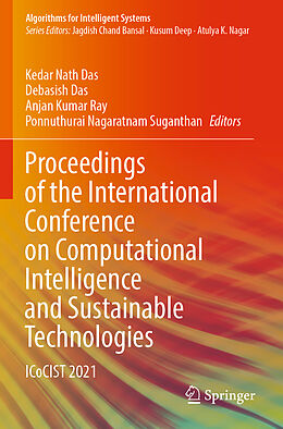 Couverture cartonnée Proceedings of the International Conference on Computational Intelligence and Sustainable Technologies de 