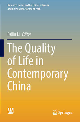 Couverture cartonnée The Quality of Life in Contemporary China de 
