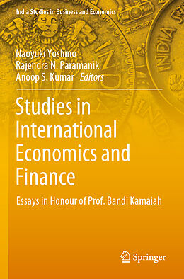 Couverture cartonnée Studies in International Economics and Finance de 