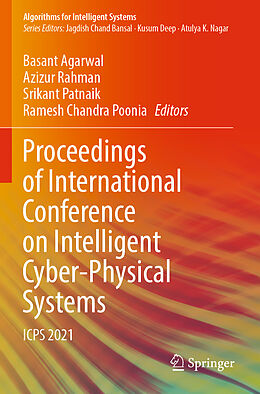 Couverture cartonnée Proceedings of International Conference on Intelligent Cyber-Physical Systems de 