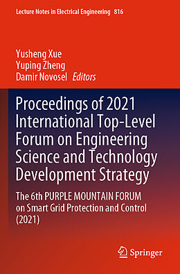 Couverture cartonnée Proceedings of 2021 International Top-Level Forum on Engineering Science and Technology Development Strategy de 