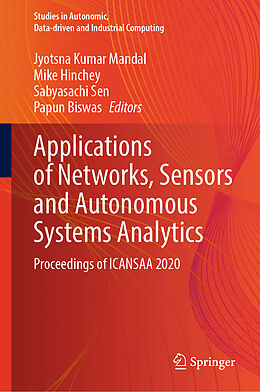 Livre Relié Applications of Networks, Sensors and Autonomous Systems Analytics de 