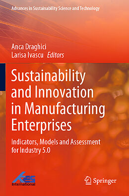 Couverture cartonnée Sustainability and Innovation in Manufacturing Enterprises de 