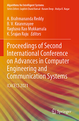 Couverture cartonnée Proceedings of Second International Conference on Advances in Computer Engineering and Communication Systems de 