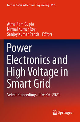 Couverture cartonnée Power Electronics and High Voltage in Smart Grid de 