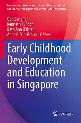 Couverture cartonnée Early Childhood Development and Education in Singapore de 