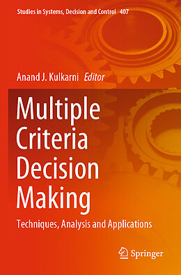 Couverture cartonnée Multiple Criteria Decision Making de 