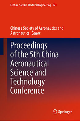 Fester Einband Proceedings of the 5th China Aeronautical Science and Technology Conference von 