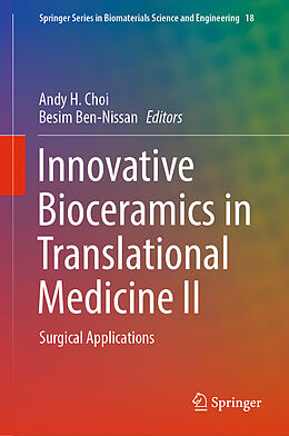 Fester Einband Innovative Bioceramics in Translational Medicine II von 