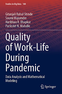 Couverture cartonnée Quality of Work-Life During Pandemic de Gitanjali Rahul Shinde, Parikshit N. Mahalle, Haribhau R. Bhapkar