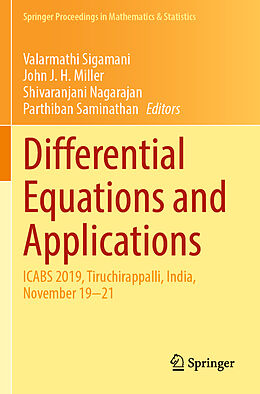 Couverture cartonnée Differential Equations and Applications de 