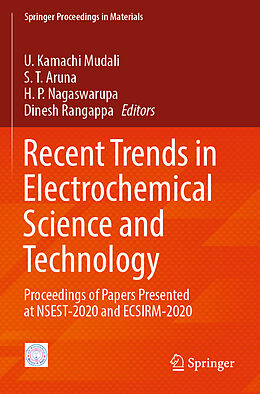 Couverture cartonnée Recent Trends in Electrochemical Science and Technology de 