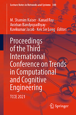 Couverture cartonnée Proceedings of the Third International Conference on Trends in Computational and Cognitive Engineering de 