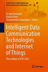 eBook (pdf) Intelligent Data Communication Technologies and Internet of Things de 