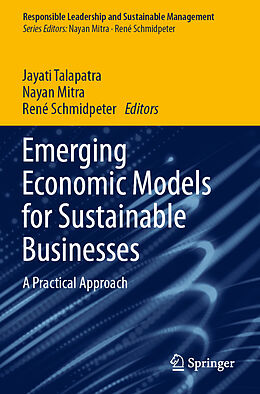 Couverture cartonnée Emerging Economic Models for Sustainable Businesses de 