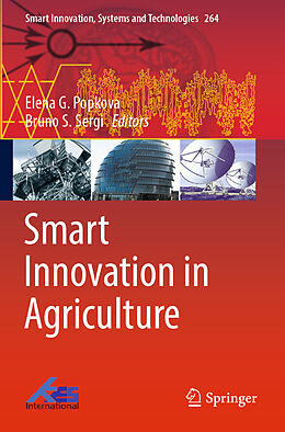 Couverture cartonnée Smart Innovation in Agriculture de 