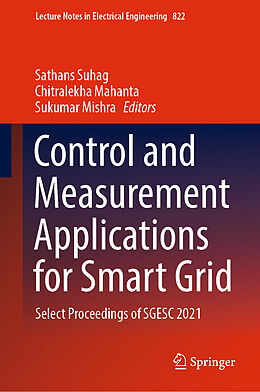 Livre Relié Control and Measurement Applications for Smart Grid de 