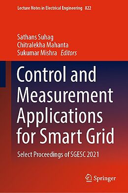 eBook (pdf) Control and Measurement Applications for Smart Grid de 