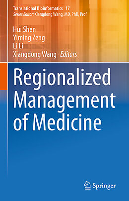 Livre Relié Regionalized Management of Medicine de 