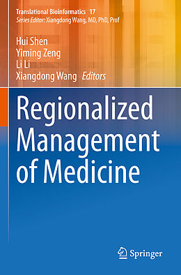 Couverture cartonnée Regionalized Management of Medicine de 