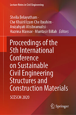 Livre Relié Proceedings of the 5th International Conference on Sustainable Civil Engineering Structures and Construction Materials de 