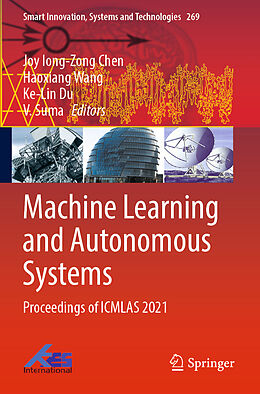 Couverture cartonnée Machine Learning and Autonomous Systems de 