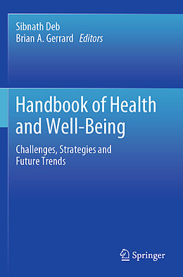 Kartonierter Einband Handbook of Health and Well-Being von 