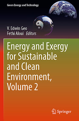 Kartonierter Einband Energy and Exergy for Sustainable and Clean Environment, Volume 2 von 
