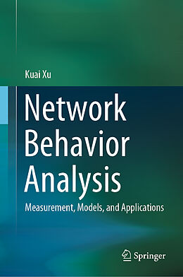 Fester Einband Network Behavior Analysis von Kuai Xu