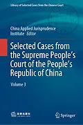 E-Book (pdf) Selected Cases from the Supreme People's Court of the People's Republic of China von 