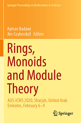 Couverture cartonnée Rings, Monoids and Module Theory de 