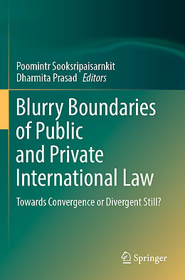 Couverture cartonnée Blurry Boundaries of Public and Private International Law de 