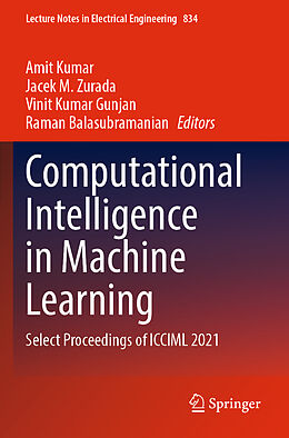 Couverture cartonnée Computational Intelligence in Machine Learning de 