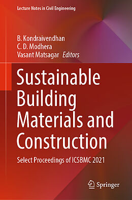 Livre Relié Sustainable Building Materials and Construction de 