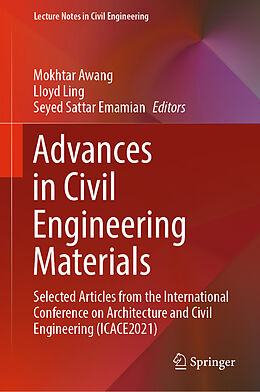 Livre Relié Advances in Civil Engineering Materials de 