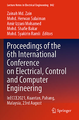 Couverture cartonnée Proceedings of the 6th International Conference on Electrical, Control and Computer Engineering de 