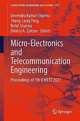 Couverture cartonnée Micro-Electronics and Telecommunication Engineering de 