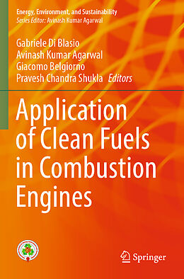 Couverture cartonnée Application of Clean Fuels in Combustion Engines de 