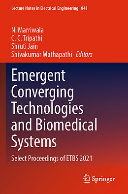 Couverture cartonnée Emergent Converging Technologies and Biomedical Systems de 