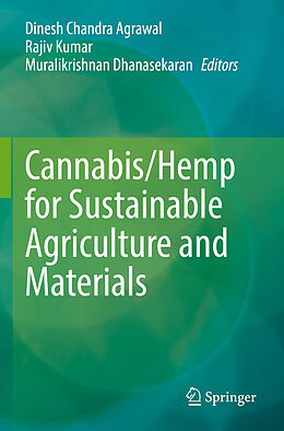 Couverture cartonnée Cannabis/Hemp for Sustainable Agriculture and Materials de 