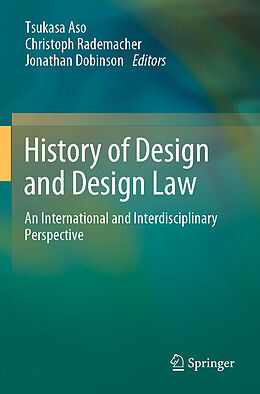 Couverture cartonnée History of Design and Design Law de 