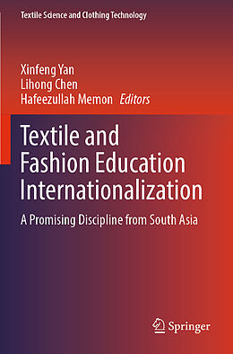 Couverture cartonnée Textile and Fashion Education Internationalization de 