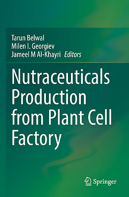Kartonierter Einband Nutraceuticals Production from Plant Cell Factory von 