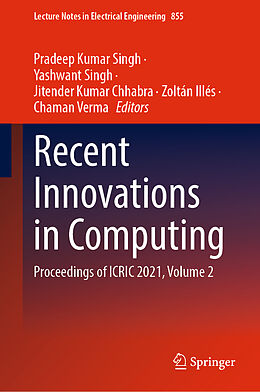 E-Book (pdf) Recent Innovations in Computing von 