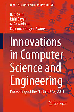 Couverture cartonnée Innovations in Computer Science and Engineering de 