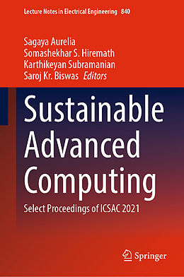 Livre Relié Sustainable Advanced Computing de 