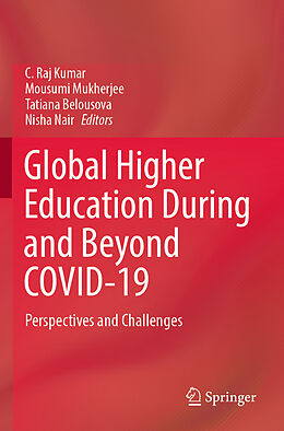 Couverture cartonnée Global Higher Education During and Beyond COVID-19 de 