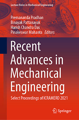 Livre Relié Recent Advances in Mechanical Engineering de 