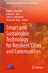 eBook (pdf) Smart and Sustainable Technology for Resilient Cities and Communities de 