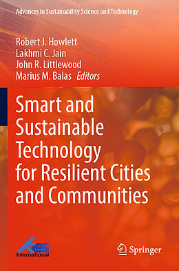 Couverture cartonnée Smart and Sustainable Technology for Resilient Cities and Communities de 